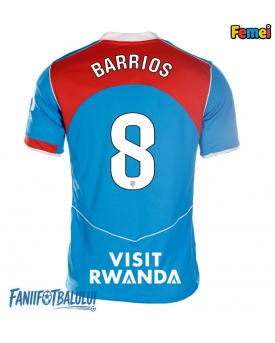 Atletico Madrid Pablo Barrios #8 Tricou Fotbal Replică 2025-26 Femei Treilea